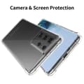 Miniatyrbild 4 av 8: LEEU DESIGN Air TPU Skal Samsung Galaxy S21 Ultra Transparent