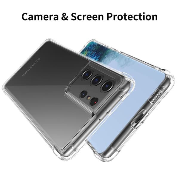 LEEU DESIGN Air TPU Skal Samsung Galaxy S21 Ultra Transparent