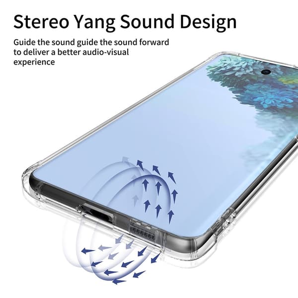 LEEU DESIGN Air TPU Skal Samsung Galaxy S21 Ultra Transparent