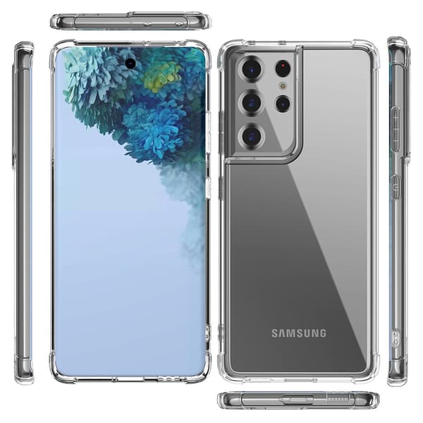LEEU DESIGN Air TPU Skal Samsung Galaxy S21 Ultra Transparent