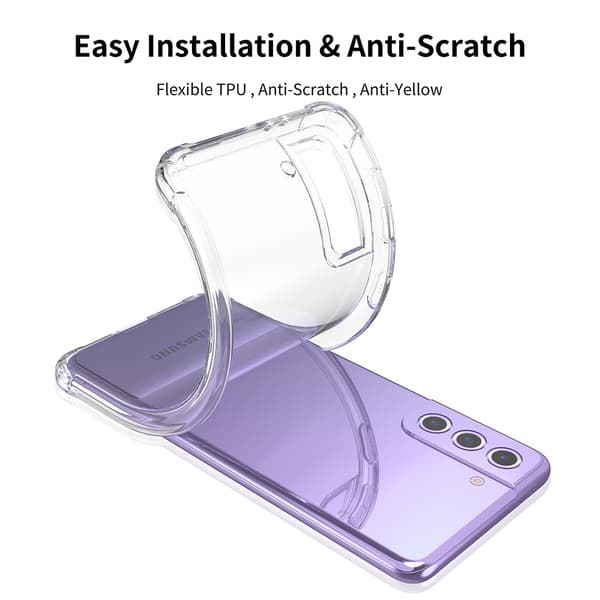 LEEU DESIGN Air TPU Skal Samsung Galaxy S21 Plus Transparent