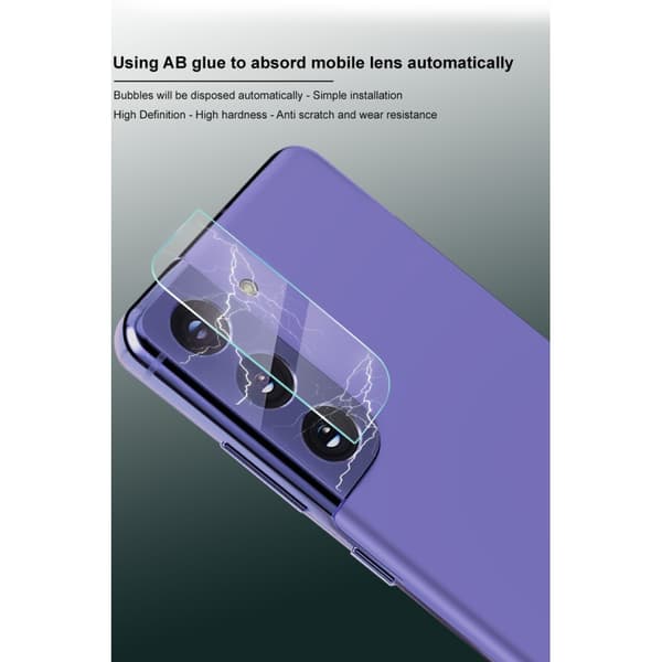 IMAK 2 Pack Härdat Glas Linsskydd Galaxy S21 Plus