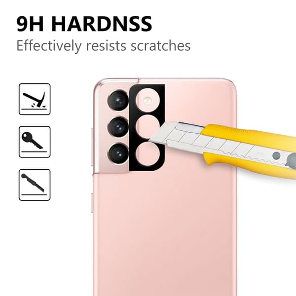 Heltäckande Linsskydd 0.2mm Samsung Galaxy S21 Svart