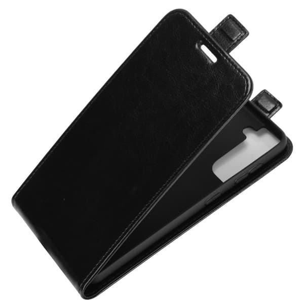 Flip Fodral Läder Samsung Galaxy S21 Plus Svart