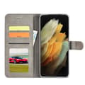 Miniatyrbild 2 av 5: LC.IMEEKE Plånboksfodral Samsung Galaxy S21 Ultra Grå