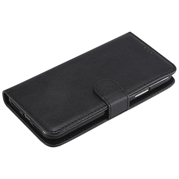 Magnet Leather Wallet iPhone XS/X Svart