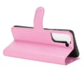 Miniatyrbild 3 av 5: Mobilfodral Läder Samsung Galaxy S21 Rosa