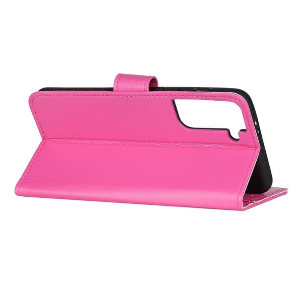 Mobilfodral Läder Samsung Galaxy S21 Plus Rosa