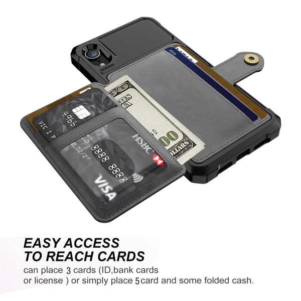 Multi-Slot Skal iPhone XR Svart