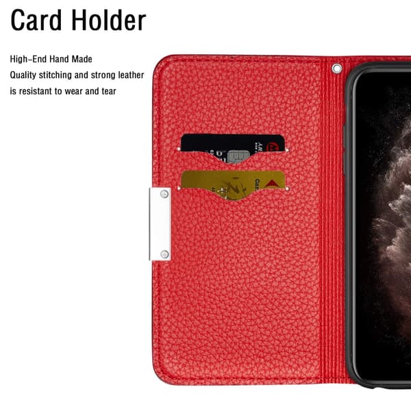 Plånboksfodral Galaxy Note 20 Röd