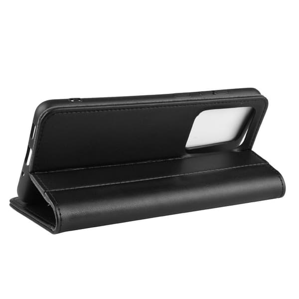 Äkta Läderfodral Samsung Galaxy S20 Ultra Svart