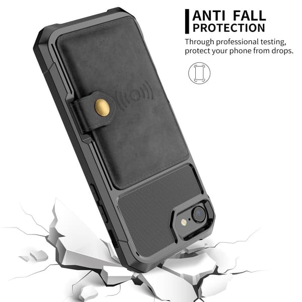 Multi-Slot Skal iPhone 7/8/SE Svart