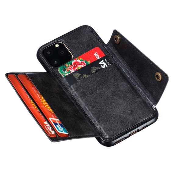 Skal Med Plånbok iPhone 12 Mini Svart