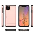 Miniatyrbild 2 av 4: Skal Med Kortfack iPhone 11 Rose Guld