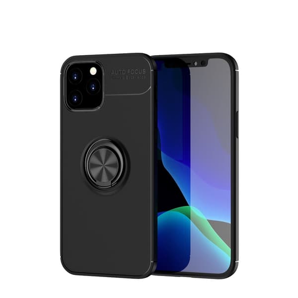 Skal Med Ringhållare iPhone 12/12 Pro Svart