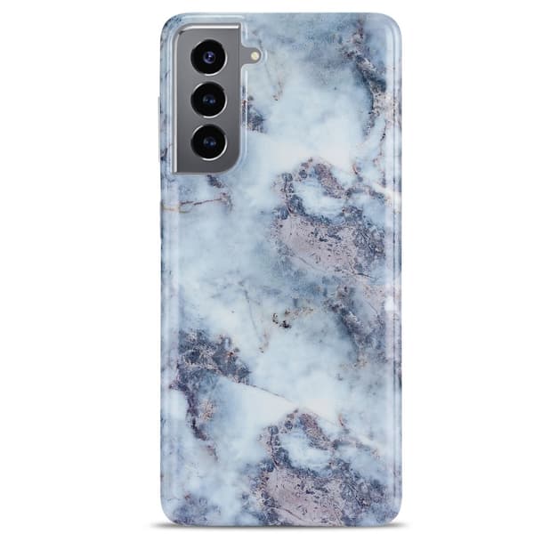 Skal TPU Samsung Galaxy S21 Blå Marmor