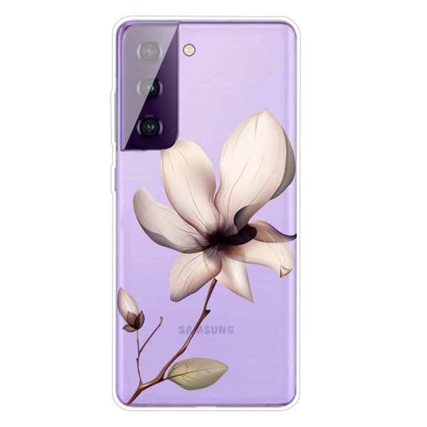 Soft TPU Skal Blommor Samsung Galaxy S21 Plus