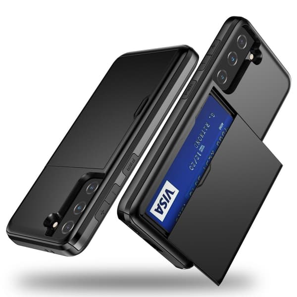 Skal Med Kortfack Samsung Galaxy S21 Plus Svart