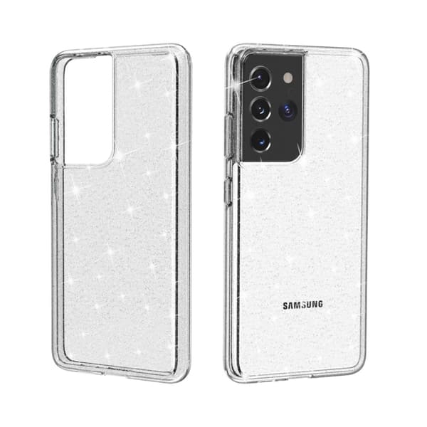Skal Glittery Powder Design Samsung Galaxy S21 Ultra Clear