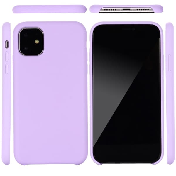 Silikonskal iPhone 11 Ljus Lila