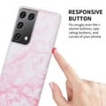 Miniatyrbild 3 av 4: Skal TPU Samsung Galaxy S21 Ultra Rosa Marmor