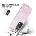 Miniatyrbild 4 av 4: Skal TPU Samsung Galaxy S21 Ultra Rosa Marmor