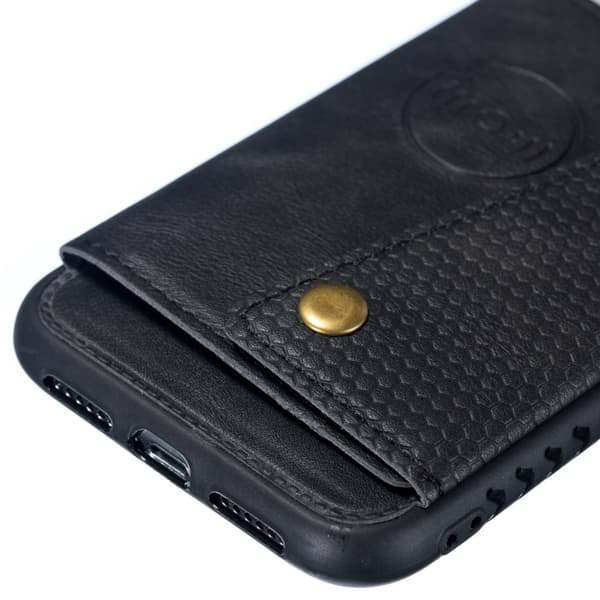 Skal Med Plånbok iPhone XR Svart