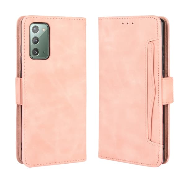 Multi Slot Plånboksfodral Samsung Galaxy S20 FE Rosa