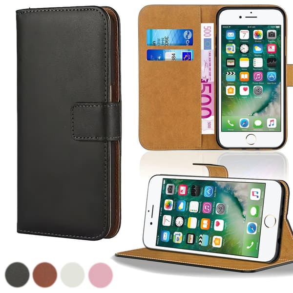 iPhone 7 Plus / 8 Plus - Læder cover / Beskyttelse