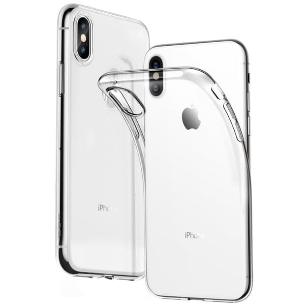 Läpinäkyvä kumi iPhone X/Xs Max  Läpinäkyvä TPU