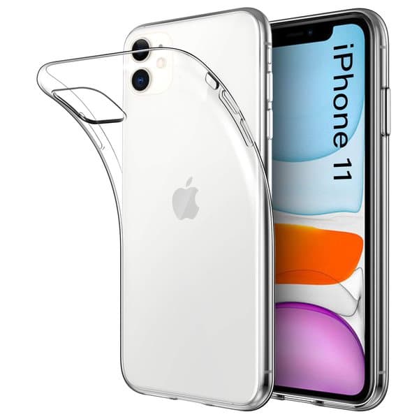 Läpinäkyvä kumi iPhone 11  Läpinäkyvä TPU
