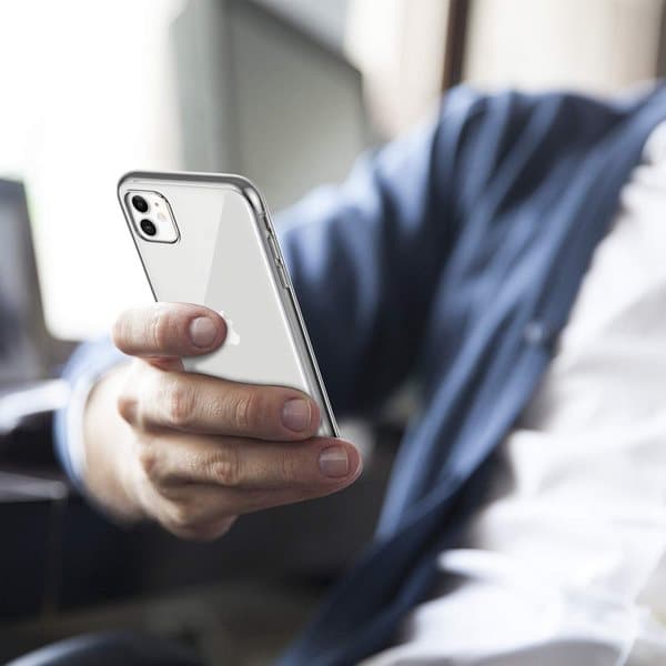Genomskinligt Gummi iPhone 11 Skal Transparent TPU