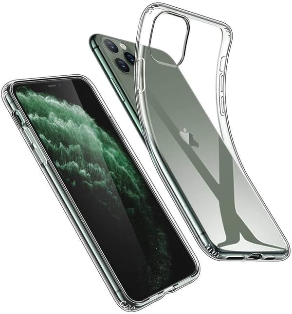Läpinäkyvä kumi iPhone 11 Pro  Läpinäkyvä TPU