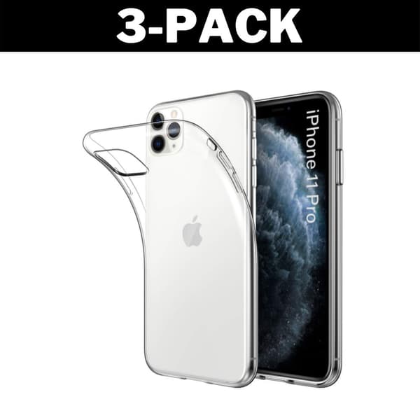 Läpinäkyvä kumi iPhone 11 Pro  Läpinäkyvä TPU