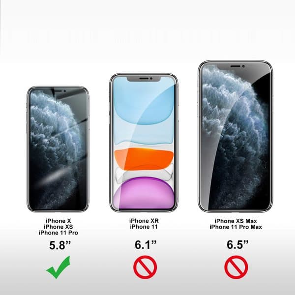 Läpinäkyvä kumi iPhone 11 Pro  Läpinäkyvä TPU