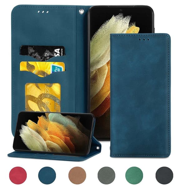 Samsung Galaxy S21 Ultra - Stilsäkert Praktiskt Plånboksfodral