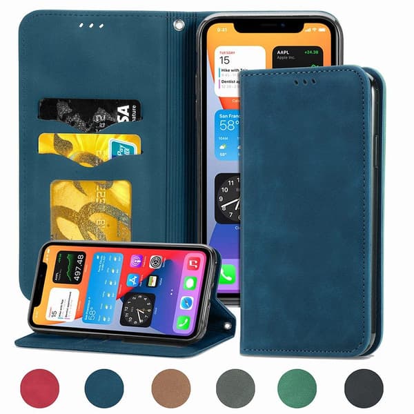 iPhone 12 Pro Max - Exklusivt FLOVEME Plånboksfodral