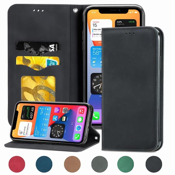 iPhone 12 Pro Max - Exklusivt FLOVEME Plånboksfodral