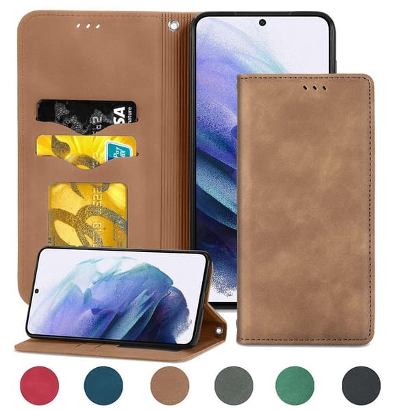 Samsung Galaxy S21 - Exklusivt Praktiskt FLOVEME Plånboksfodral