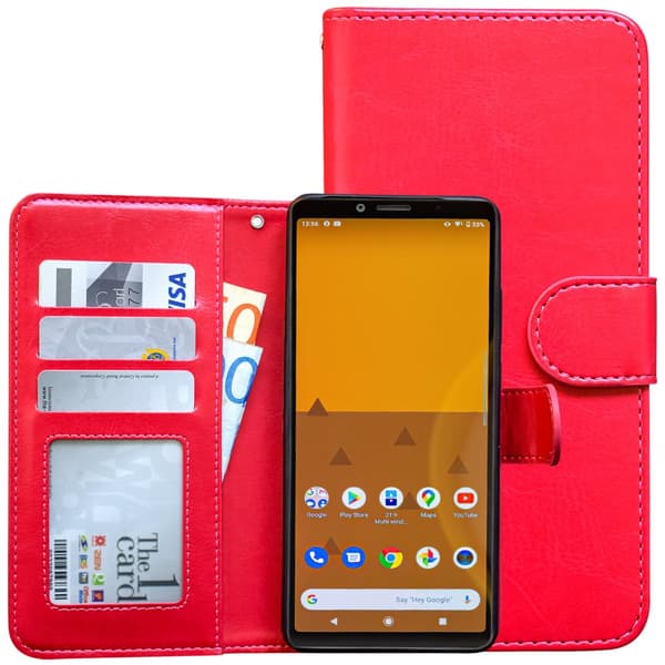 Sony Xperia 10 II - Läderfodral / Skydd