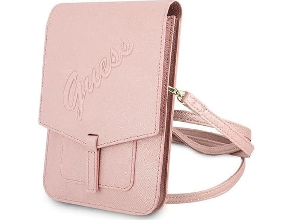 Guess Guess veske GUWBRSAVSPI rosa/rosa Saffiano Script