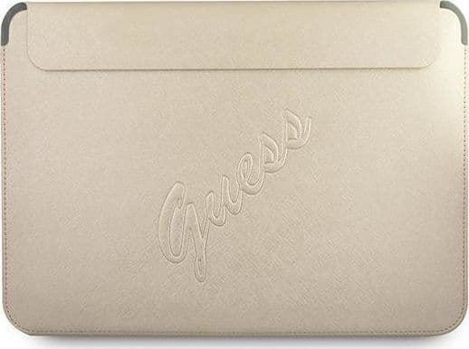 Originalt laptopveske Saffiano Script GUCS13PUSASLG 13" gull