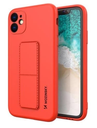 Samsung Galaxy A32 5G Skal Stativfunktion med Hållare och Magnet Röd