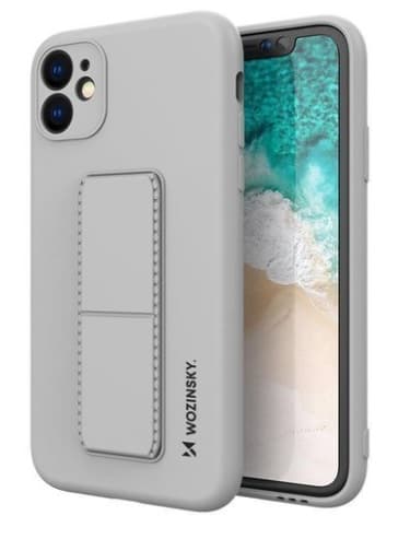 Samsung Galaxy A32 5G Skal Stativfunktion med Hållare och Magnet Ljusgrå