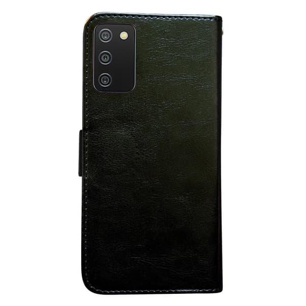 Samsung Galaxy A02s - Læder cover / Beskyttelse