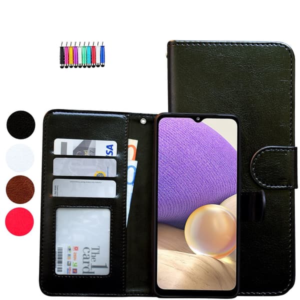Samsung Galaxy A02s - Læder cover / Beskyttelse