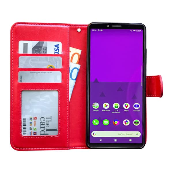 Sony Xperia 10 II - Läderfodral / Skydd