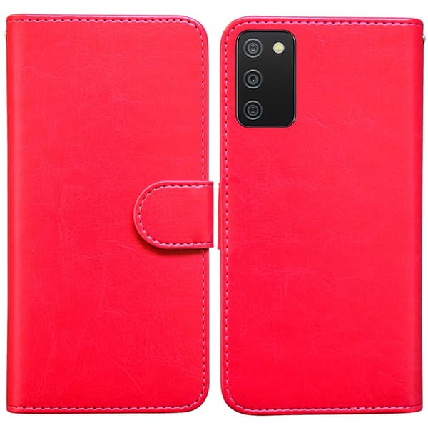 Samsung Galaxy A02s - Læder cover / Beskyttelse