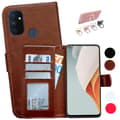 Miniatyrbillede 1 af 11: OnePlus Nord N100 - Læder cover / Beskyttelse