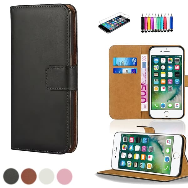 iPhone 7/8/SE (2020 & 2022) - Læder cover / Beskyttelse White